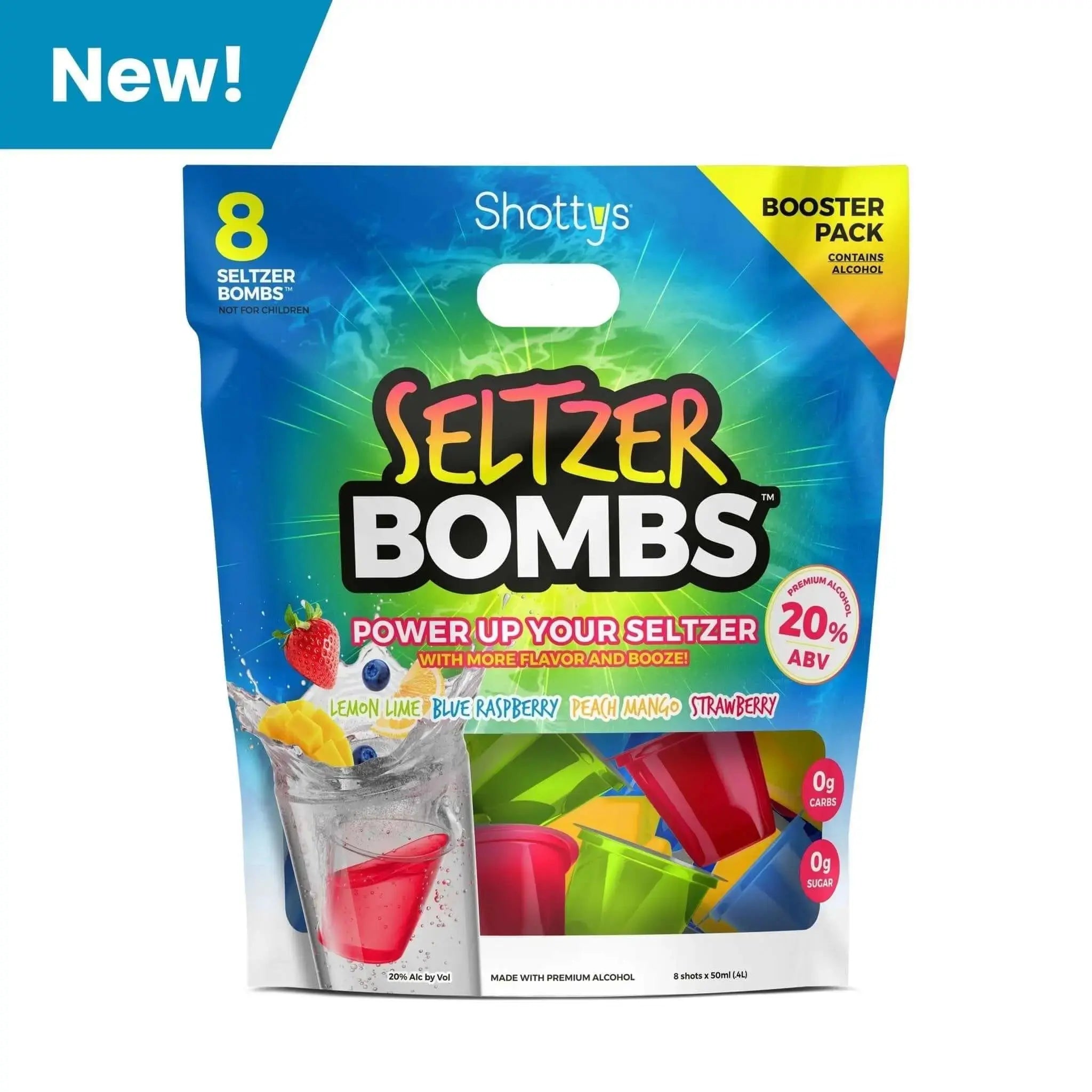 Shottys Seltzer Bombs: 8 Flavorful Party Shots – Main Street Liquor