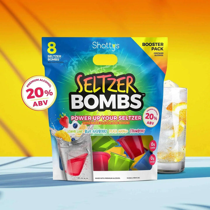 Shottys Seltzer Bombs Shots (8 shots) - Main Street Liquor
