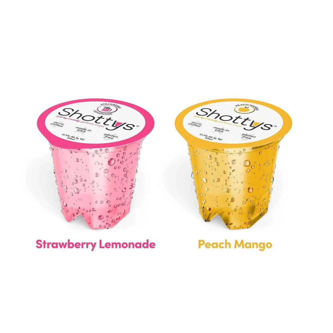 Shottys Strawberry Lemonade/Peach Mango Gelatin Shots (8 shots) - Main Street Liquor