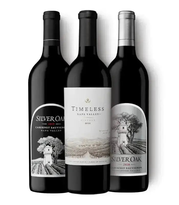 Silver Oak Napa &amp; Alexander Valley Cabernet &amp; Timeless Napa Valley Red Bundle - Main Street Liquor