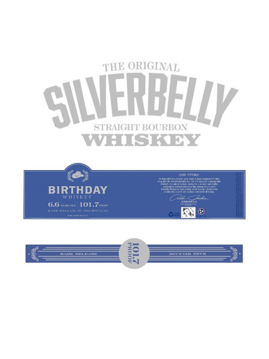 Silverbelly Birthday Whiskey 6.6 Years Old 101.7 Proof - Main Street Liquor