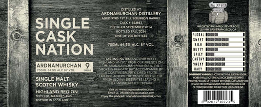 Single Cask Nation Ardnamurchan 9 - Year Single Malt Scotch Whisky - Main Street Liquor