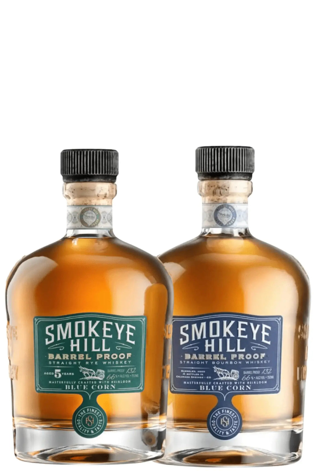 Smokeye Hill Barrel Proof Bundle: Straight Rye &amp; Bourbon Whiskey - Main Street Liquor