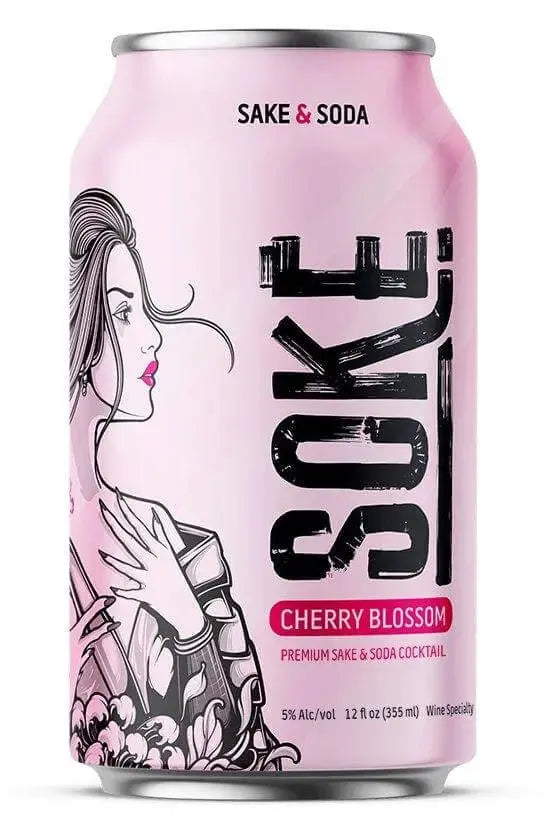 Soke Sake & Soda Cherry Blossom 4 Pack - Main Street Liquor
