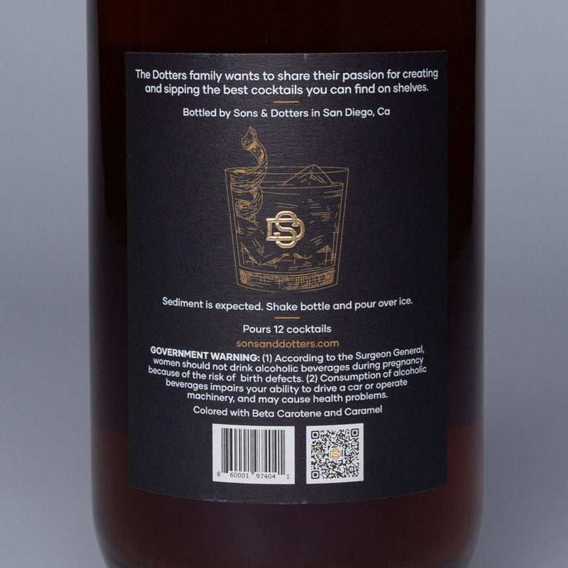 Load image into Gallery viewer, Sons &amp; Dotters Old Fashioned Cocktail 200ml - Main Street Liquor
