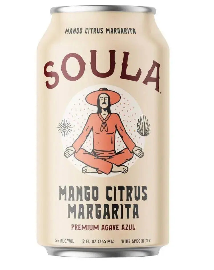 Soula Mango Citrus Margarita 4 Pack - Main Street Liquor