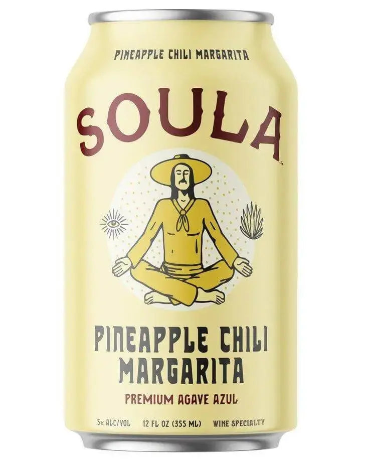 Soula Pineapple Chili Margarita 4 Pack - Main Street Liquor