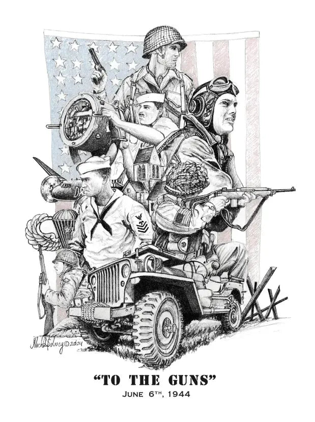 Special Operations Salute™ Whiskey - D - Day 80th Anniversary - 3 Bottle Set with Limited Edition Lithograph - Main Street Liquor