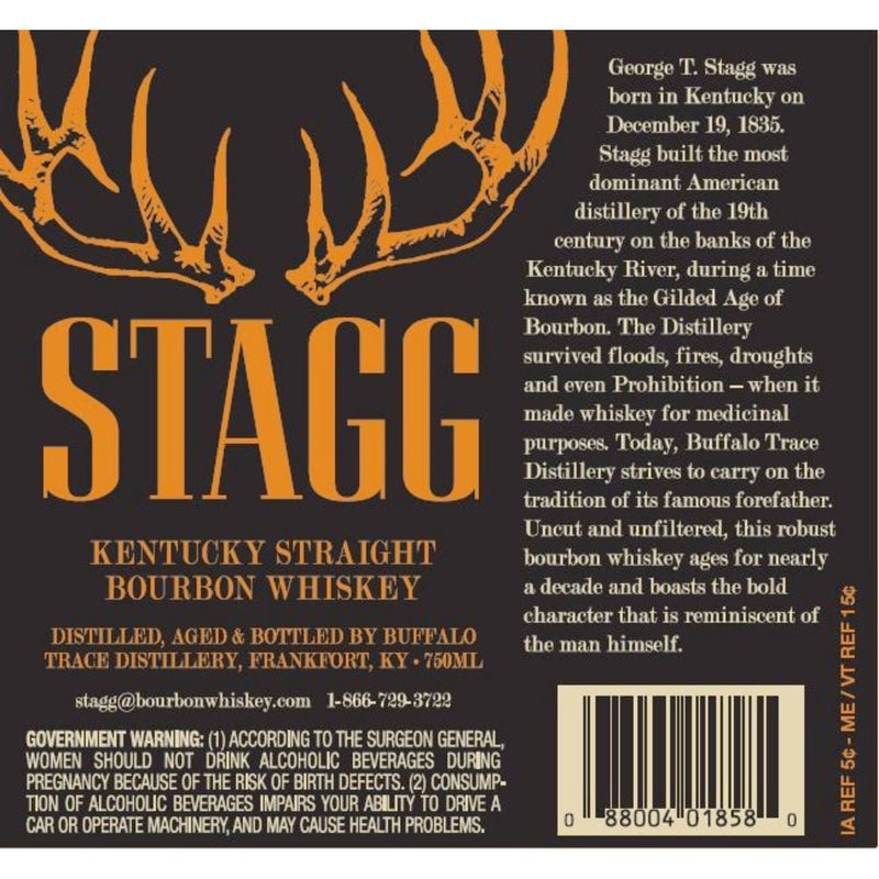 Load image into Gallery viewer, Stagg Kentucky Straight Bourbon Whiskey Batch 24A 127.6 Proof - Main Street Liquor
