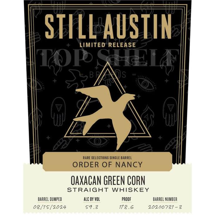 Still Austin Rare Selections Single Barrel: Order of Nancy - Main Street Liquor