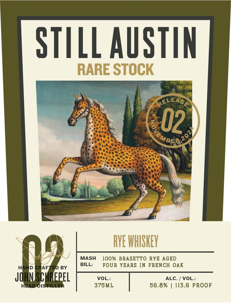 Load image into Gallery viewer, Still Austin Rare Stock Rye Whiskey Aged 4 Years in French Oak 375ml - Main Street Liquor
