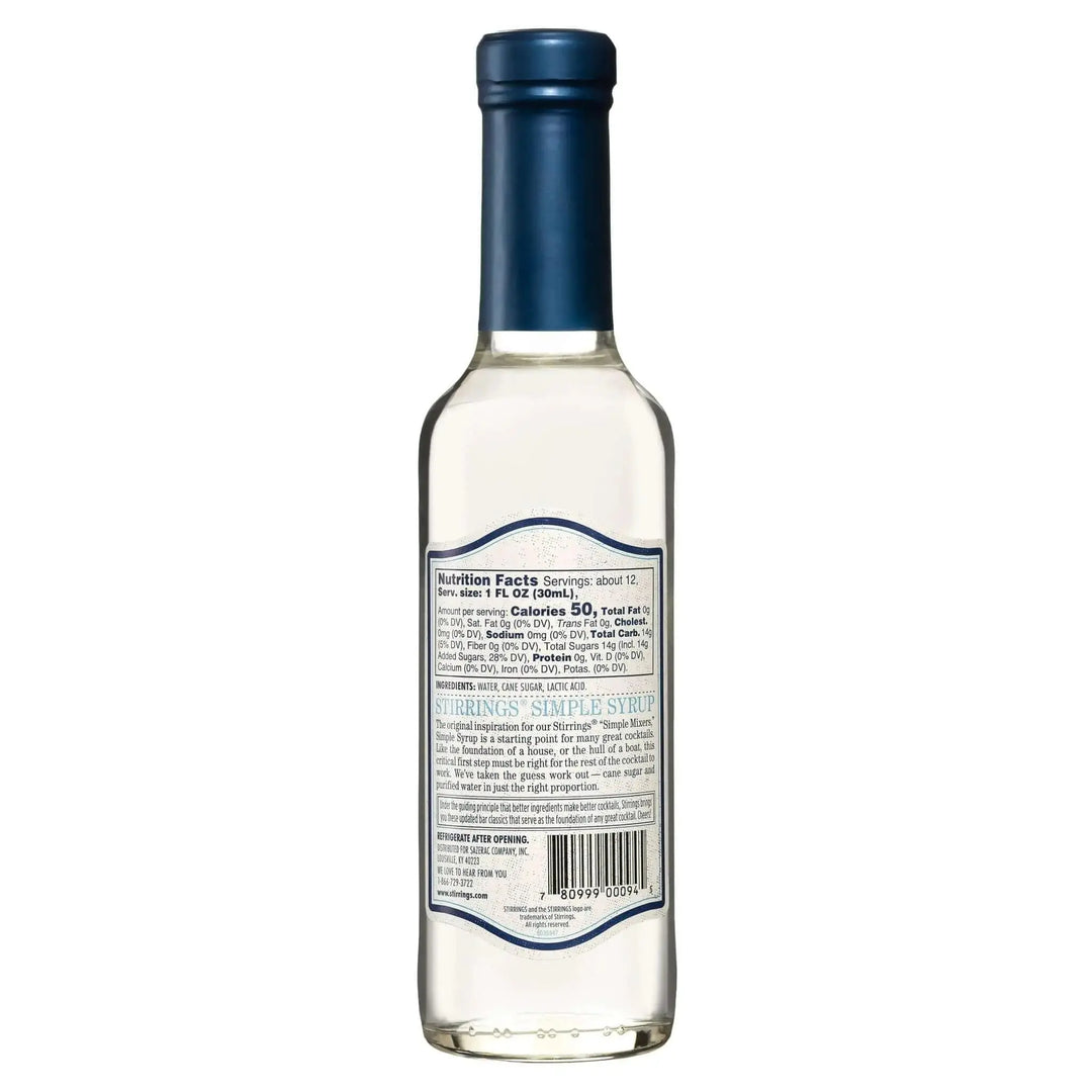 Stirrings Simple Syrup - Main Street Liquor