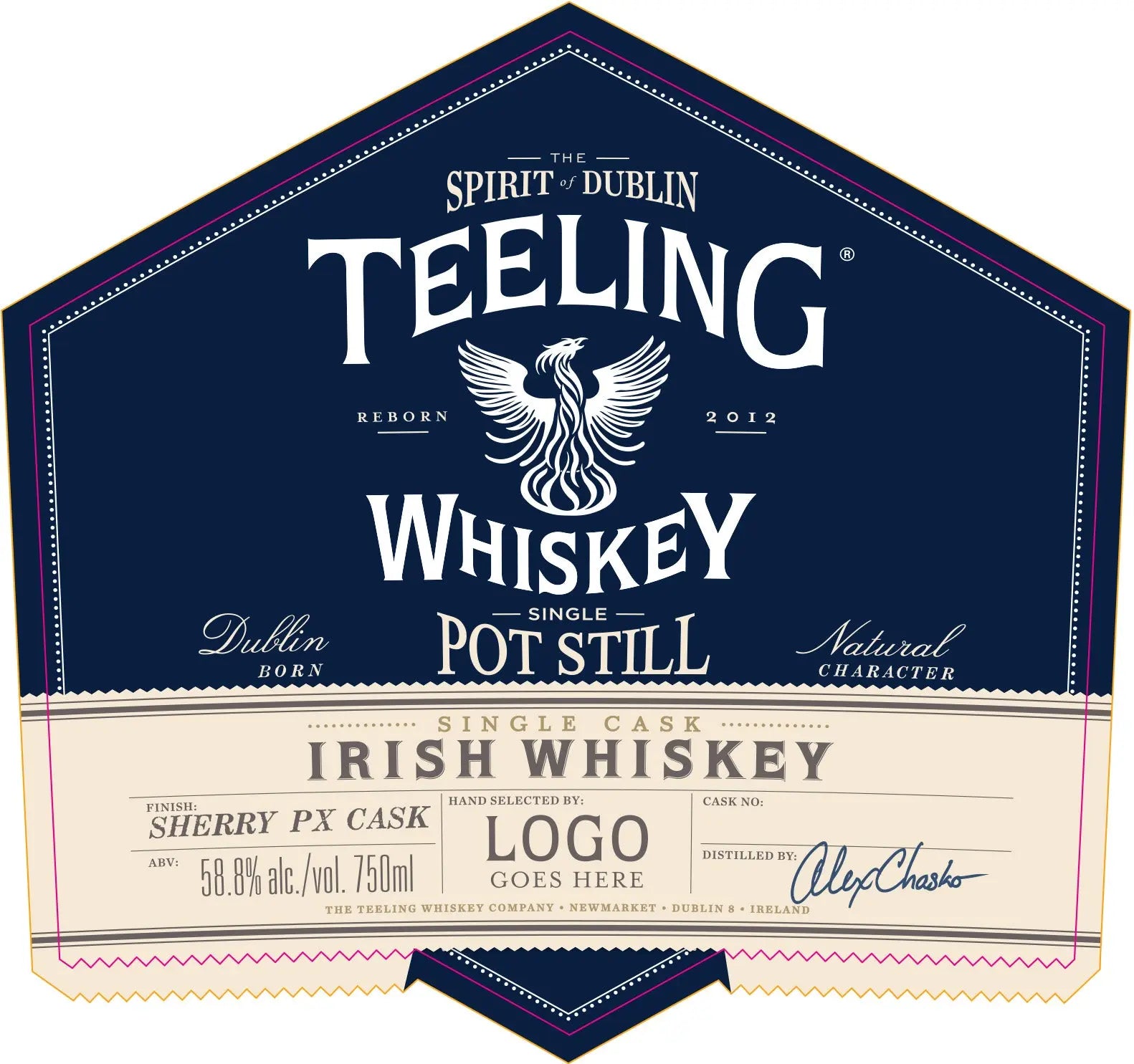 Teeling Single Cask Sherry PX Cask Irish Whiskey 750ml Teeling Whiskey
