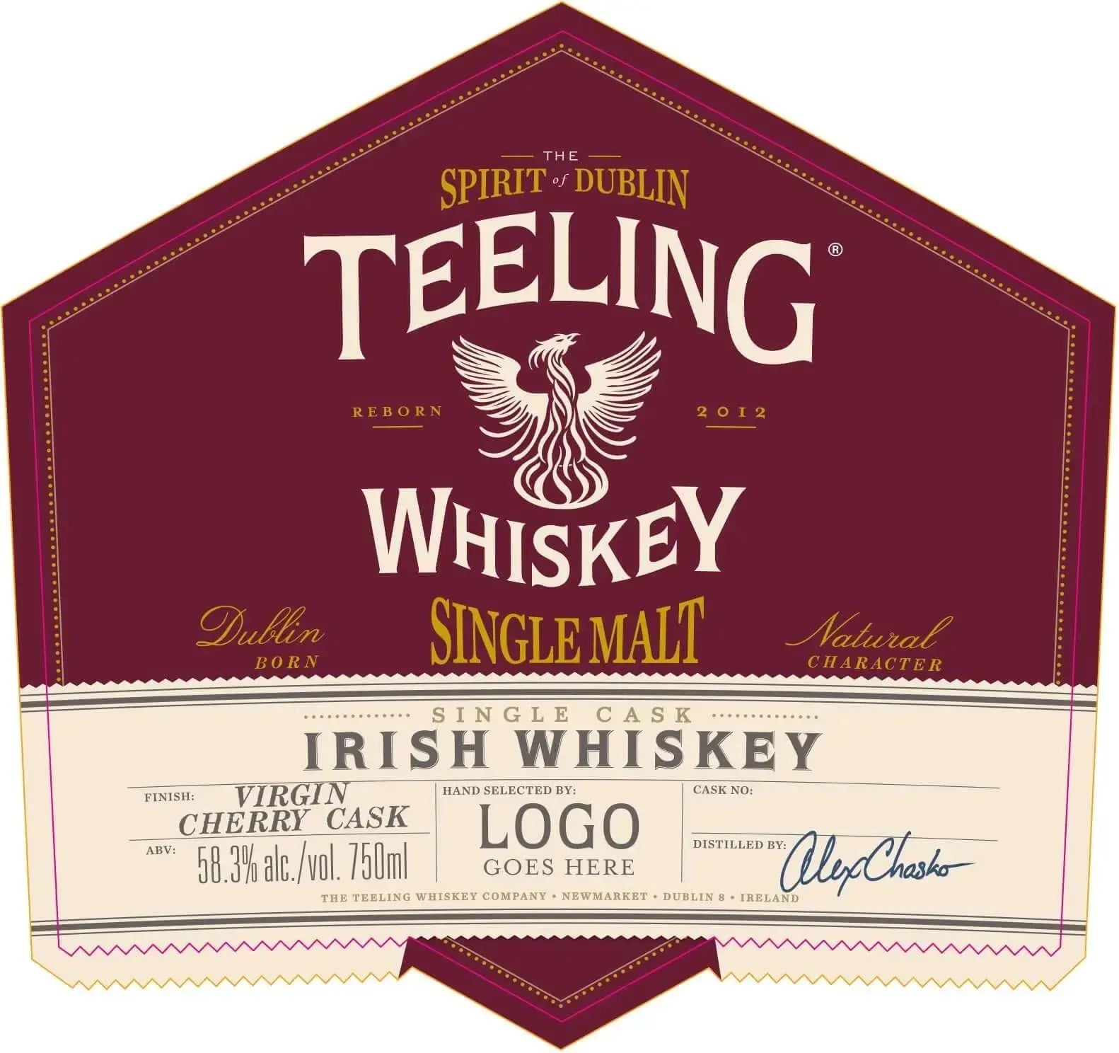 Teeling Single Malt Irish Whiskey Virgin Cherry Cask Single Cask - Main Street Liquor