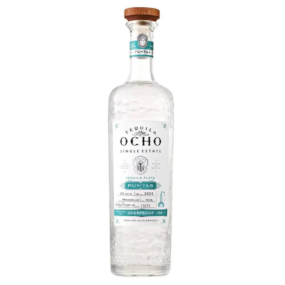 Tequila Ocho Plata Puntas Overproof 2024 - Main Street Liquor