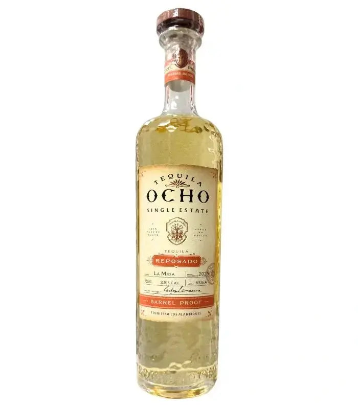 Tequila Ocho Reposado Barrel Proof La Mesa 2025 Single Estate Tequila 750mL - Main Street Liquor