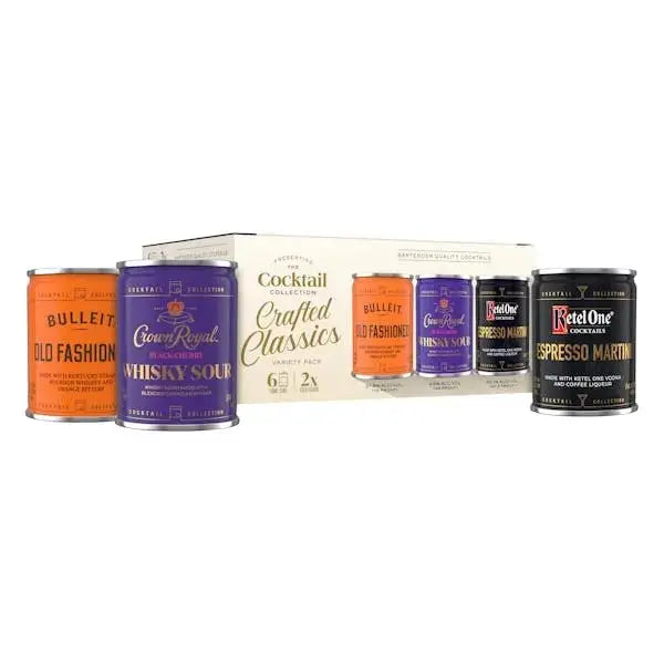 The Cocktail Collection Crafted Classics Cocktails 6 x 100mL - Main Street Liquor
