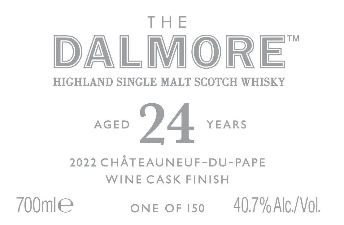 The Dalmore 24 - Year - Old 2022 Châteauneuf - du - Pape Wine Cask Finish - Main Street Liquor