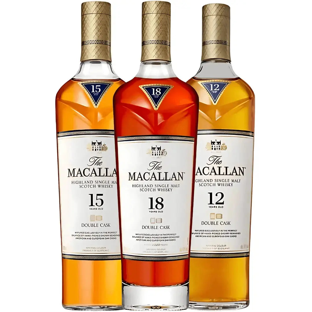 The Macallan Signature Series: 12, 15 &amp; 18 Year Old Single Malt Scotch Bundle - Main Street Liquor