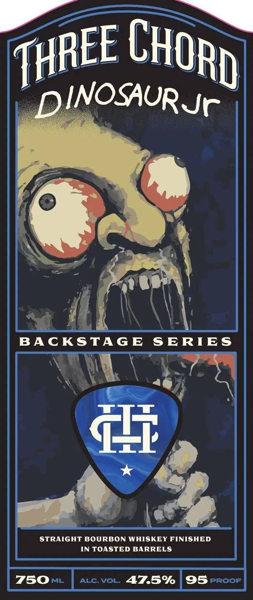 Three Chord Backstage Series Dinosaur Jr Straight Bourbon Whiskey - Main Street Liquor