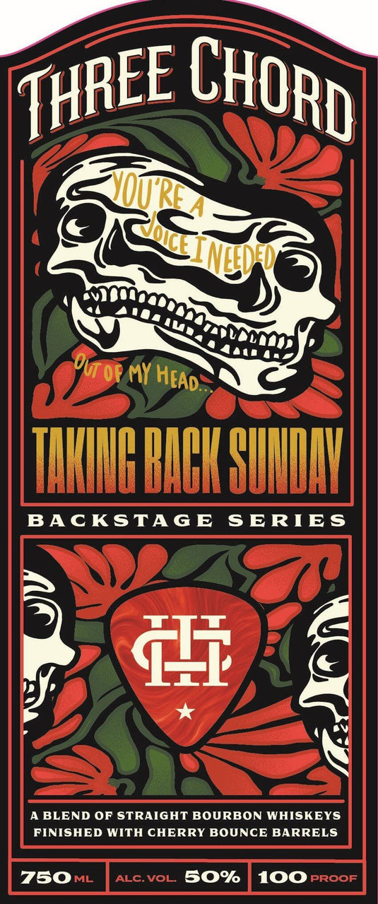 Three Chord Backstage Series: Taking Back Sunday Bourbon Cherry Bounce Barrel Finish - Main Street Liquor