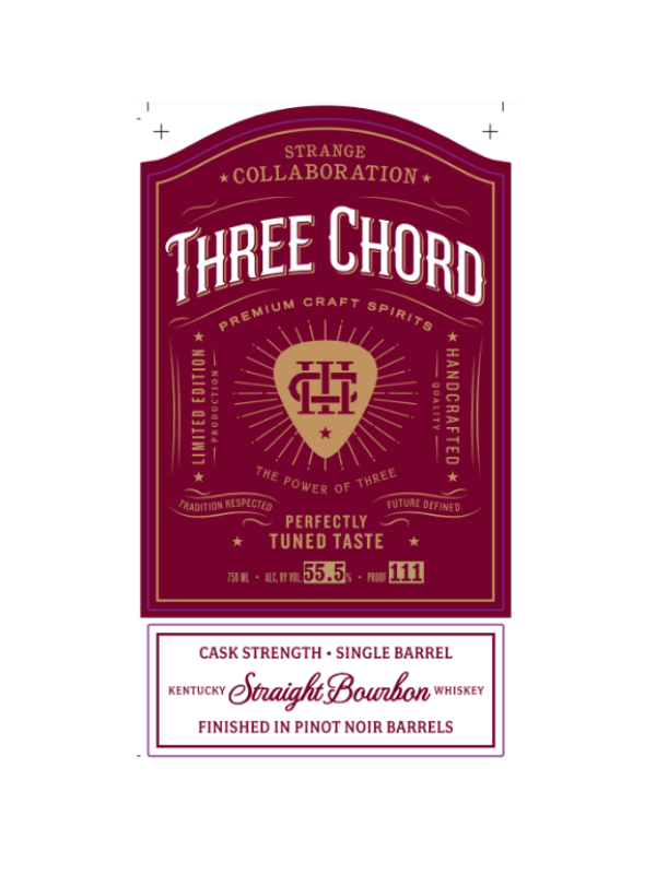 Load image into Gallery viewer, Three Chord Cask Strength Kentucky Straight Bourbon Finished in Pinot Noir Barrels - Main Street Liquor
