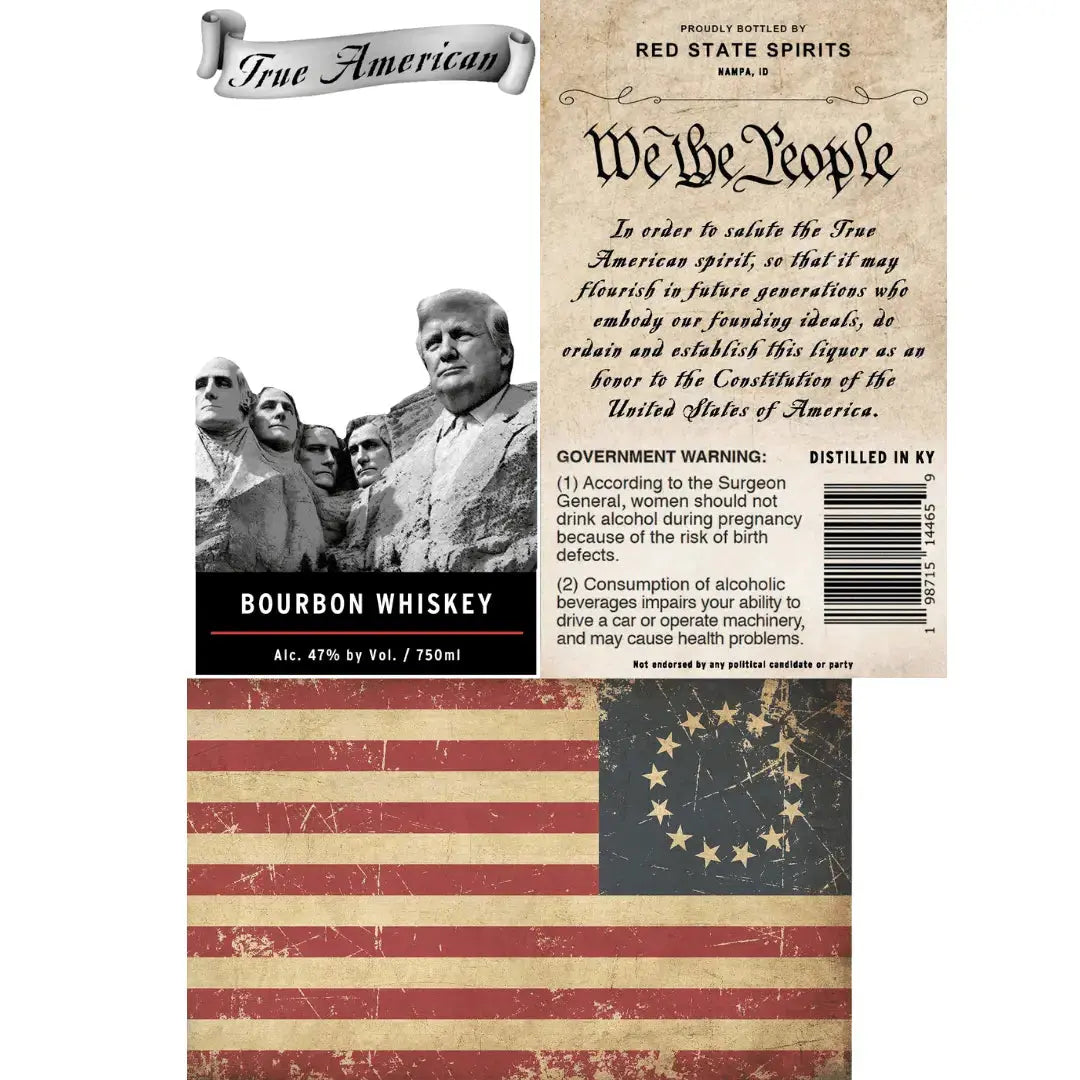 True American Bourbon Whiskey 94 Proof - Main Street Liquor