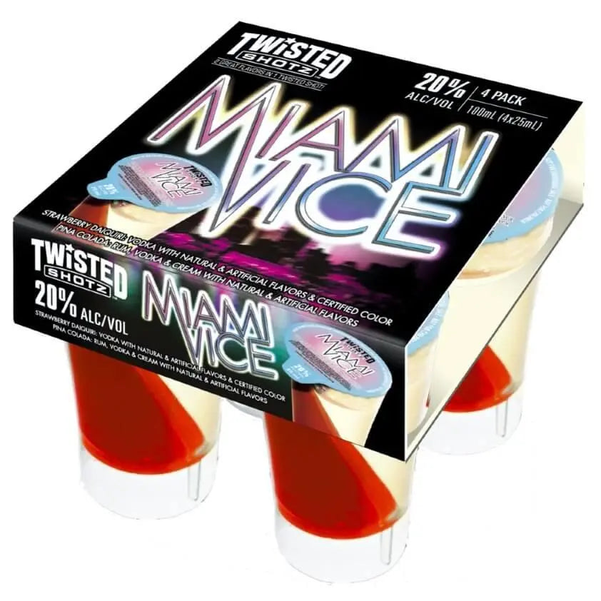 Twisted Shotz Miami Vice (4pk) - Main Street Liquor