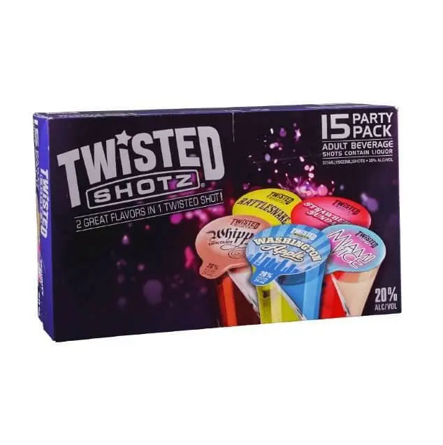 Twisted Shotz Party Pack (15Pack) - Main Street Liquor