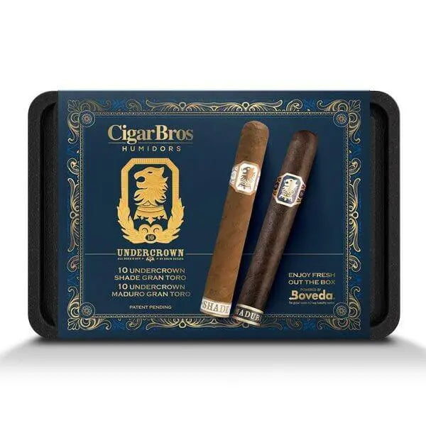 Undercrown 20 Premium Cigars Set + Personal Humidor by CigarBros - Main Street Liquor