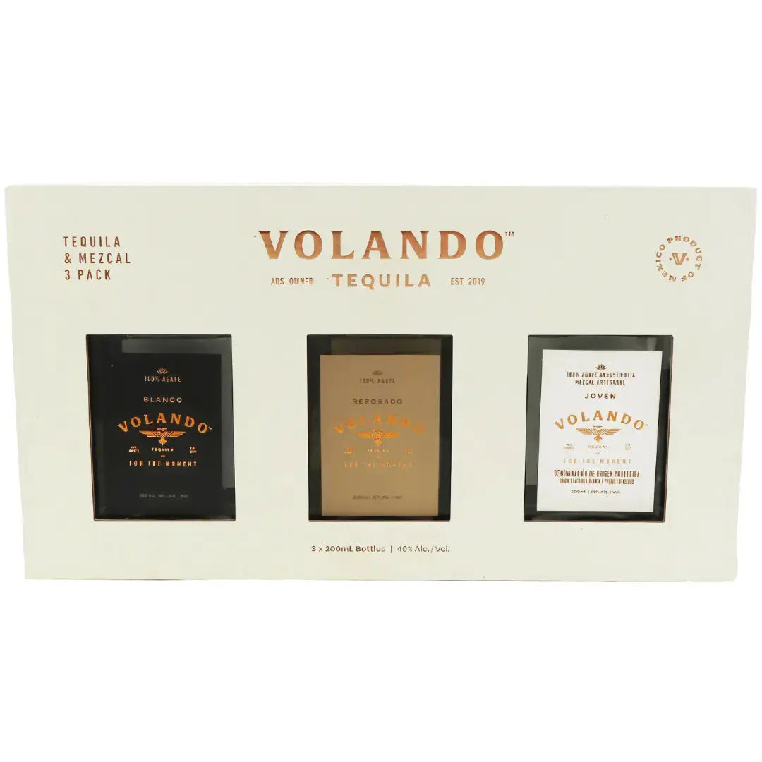 Volando Tequila & Mezcal Gift Set – Blanco, Reposado & Joven - Main Street Liquor
