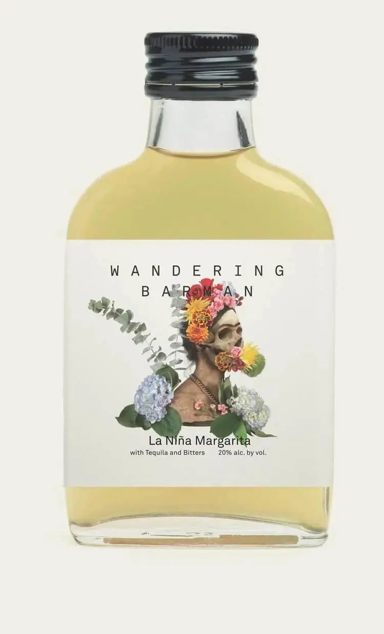 Wandering Barman La Niña Margarita - Marigold & Kaffir Lime Margarita 4 Pack - Main Street Liquor