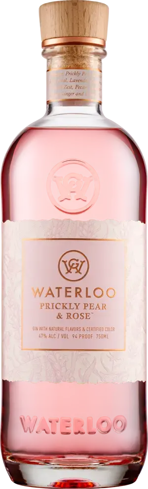 Waterloo Prickly Pear &amp; Rose Gin - Main Street Liquor