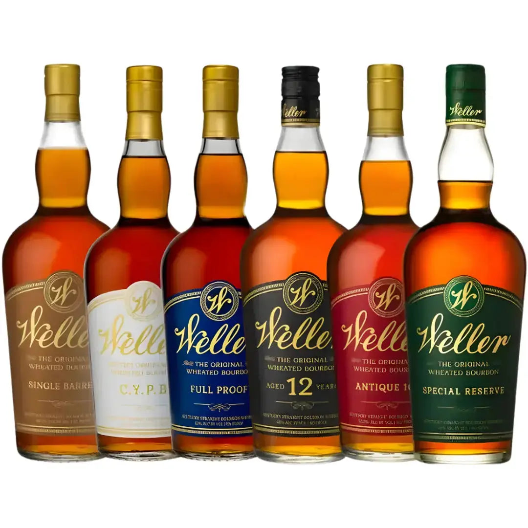 Weller Full Line Up Bundle: Special Reserve, 12 Year, Antique 107, CYPB, Full Proof &amp; Single Barrel - Main Street Liquor