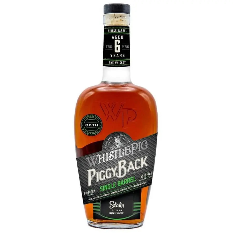 WhistlePig PiggyBack Stake F1 Team Kick Sauber (PRE - ORDER) - Main Street Liquor