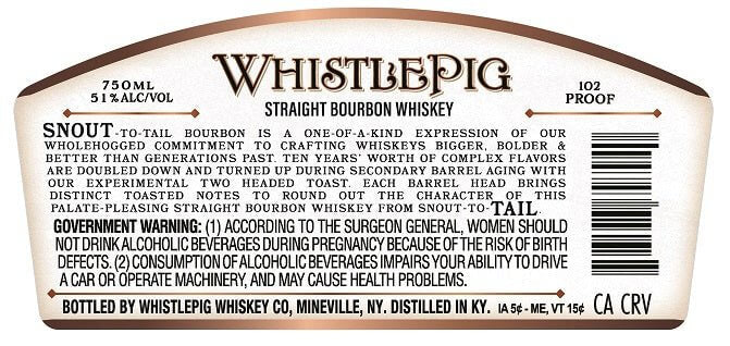 Load image into Gallery viewer, WhistlePig Snout to Tail Bourbon 10 - Year - Old Straight Bourbon Whiskey - Main Street Liquor
