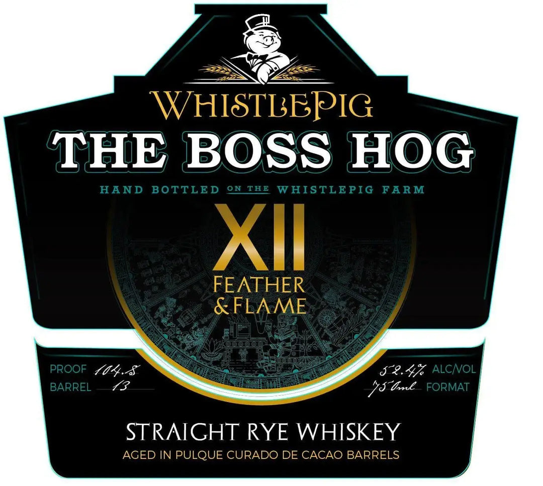 WhistlePig The Boss Hog XII: Feather &amp; Flame Straight Rye Whiskey - Main Street Liquor