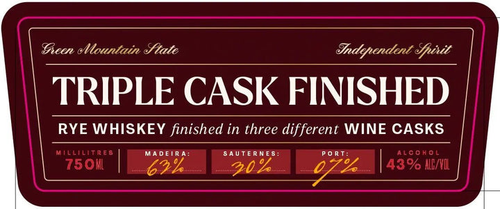 WhistlePig Triple Cask Finished Rye Whiskey 12 Year 750mL - Main Street Liquor