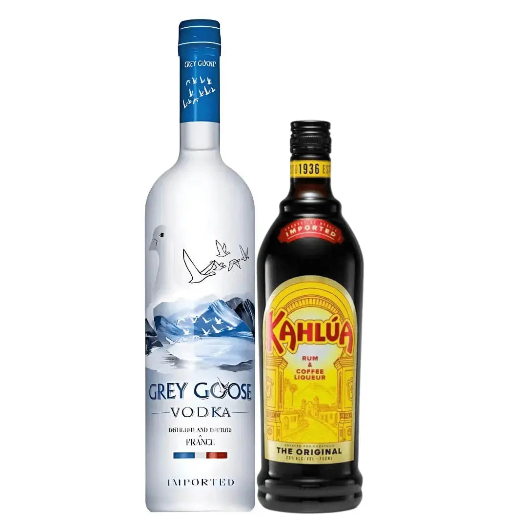 White Russian Cocktail Kit: Grey Goose Vodka &amp; Kahlúa Original - Main Street Liquor