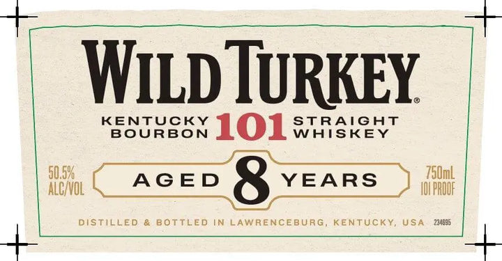 Wild Turkey 101 8 Year Kentucky Straight Bourbon Whiskey - Main Street Liquor