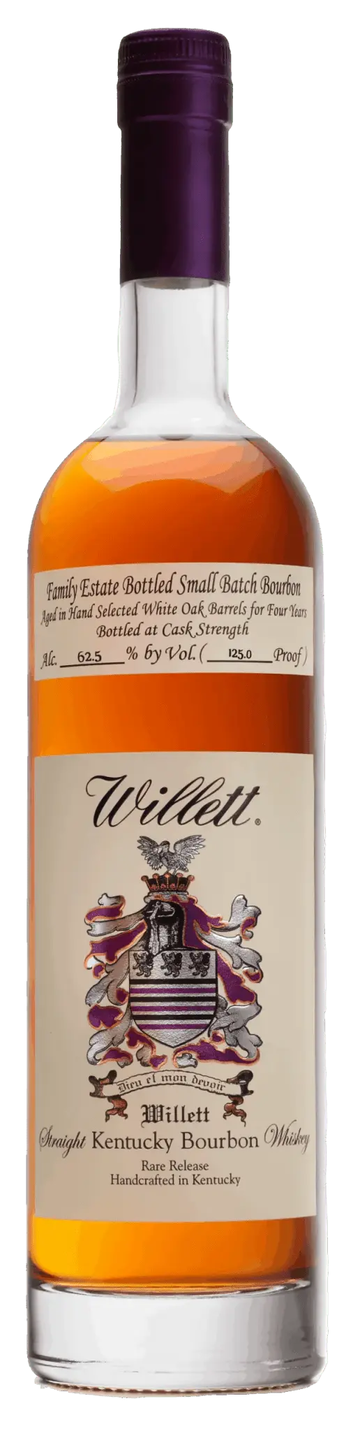 Willett Family Estate Small Batch Bourbon 4 Year Cask Strength 750ml - Main Street Liquor