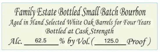 Willett Family Estate Small Batch Bourbon 4 Year Cask Strength 750ml - Main Street Liquor