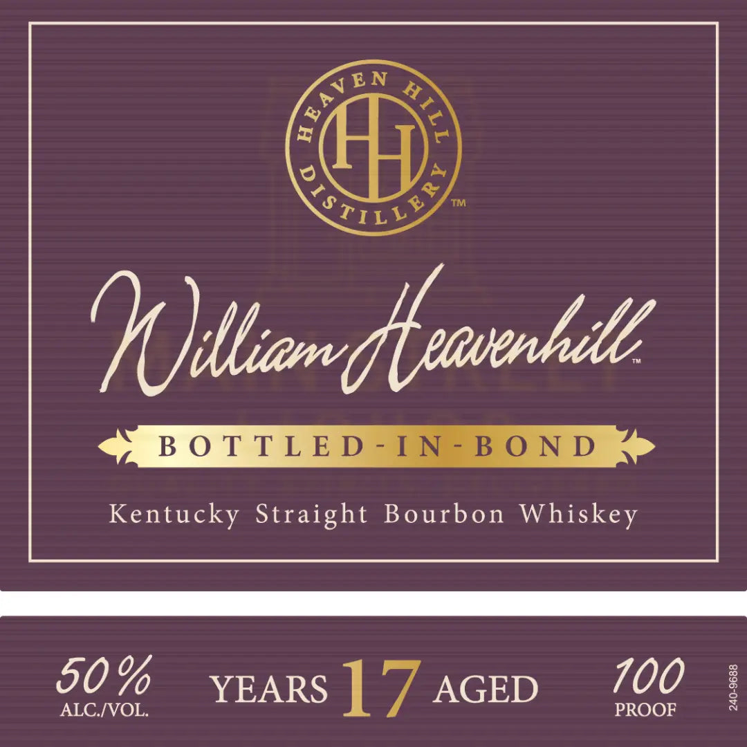 William Heavenhill 17 Year Bottled - In - Bond Kentucky Straight Bourbon Whiskey - Main Street Liquor