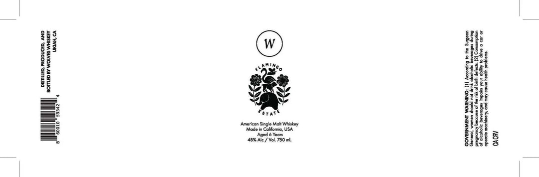 Wolves Whiskey Flamingo Estate American Single Malt Whiskey 6 - Year Aged Limited Edition - Main Street Liquor