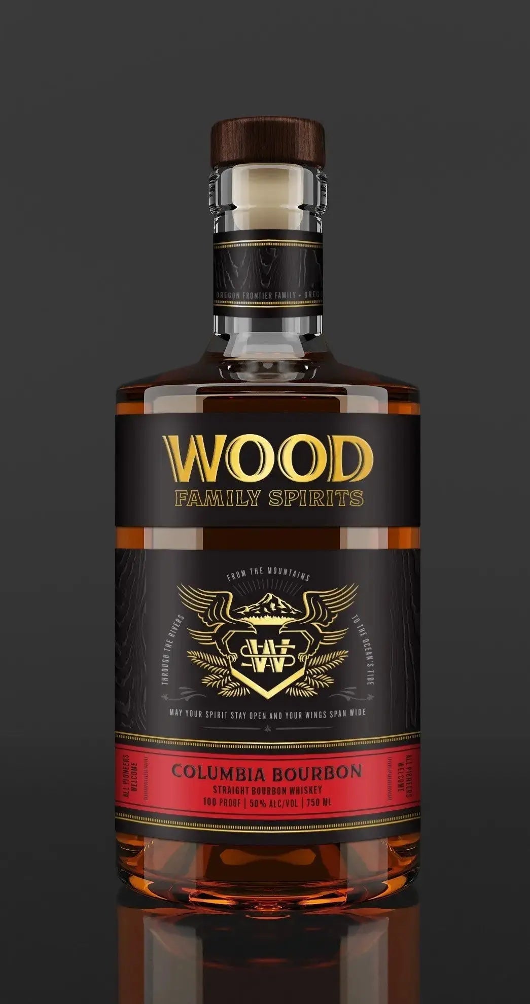 Wood Family Spirits Columbia Bourbon 750mL - Main Street Liquor