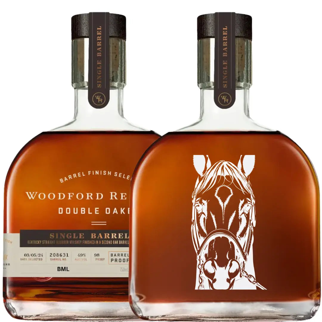 Woodford Reserve Derby Bundle: Kentucky Derby 152 Edition Golden Tempo, 110 Proof “The Elevated Proof,” Double Oaked Single Barrel Strength “BML” Barrel Pick - Main Street Liquor