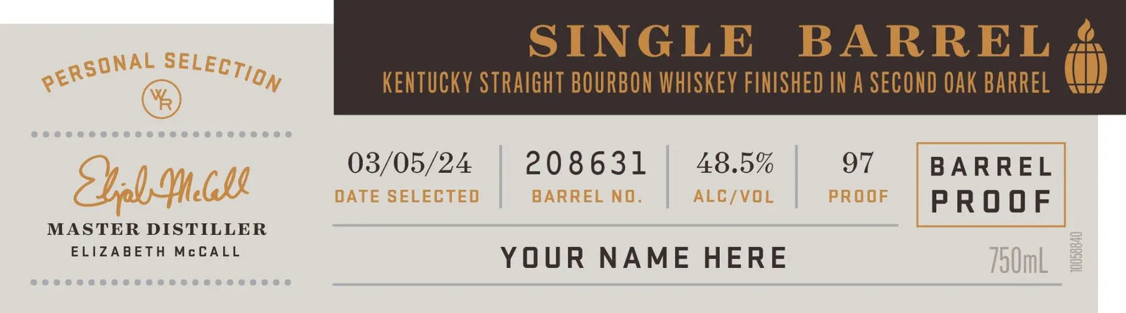 Woodford Reserve Double Oaked Single Barrel Bourbon - Main Street Liquor