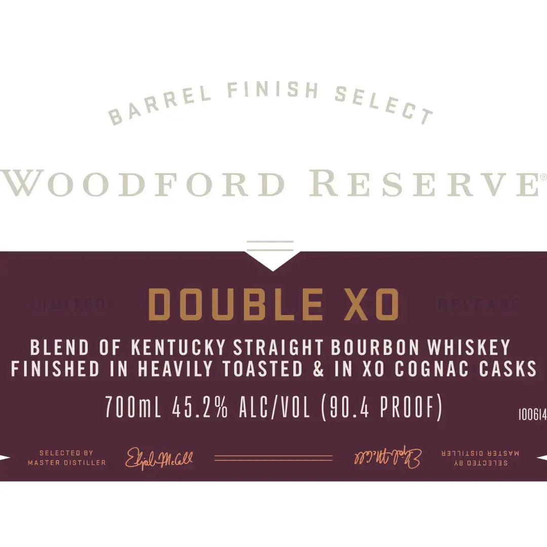 Woodford Reserve Double XO Barrel Finish Select Limited Release Kentucky Straight Bourbon Whiskey 700mL - Main Street Liquor