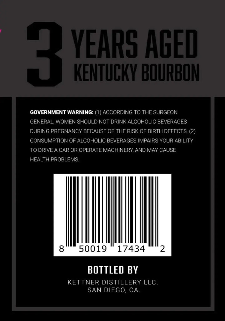 Woodson Bourbon Whiskey 65th Anniversary Raiders Commemorative Bottle - Main Street Liquor