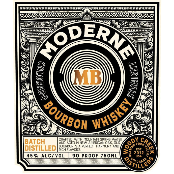 Woody Creek Distillers Moderne Bourbon By William H. Macy - Main Street Liquor